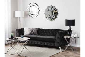 Sotra Soffa 2-4 Sits - Svart - Möbler - Soffa - 3 sits soffa