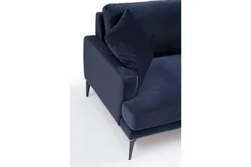 Sowka 3-Sits Soffa - Blå - Möbler - Soffa - 3 sits soffa