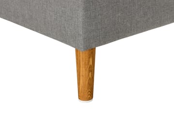 Trend 3-sits Soffa 218 cm med Svängda Armstöd i Tyg - Grå - Möbler - Soffa - 3 sits soffa