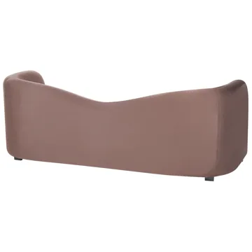 3-sits soffa Veltada - Mörkbrun - Möbler - Soffa - Sammetssoffa