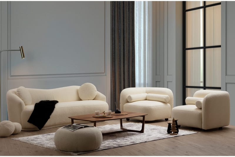 Yarrawonga Soffa 3-sits - Beige|Bouclé - Möbler - Soffa - 3 sits soffa