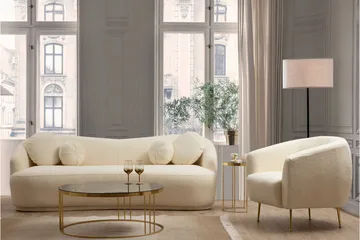 Yarrawonga Soffa 3-sits - Beige|Bouclé - Möbler - Soffa - 3 sits soffa