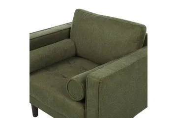3-sits Soffgrupp Nurmo Grönt/mörkt trä - Grönt/mörkt trä - Möbler - Soffa - Soffgrupp