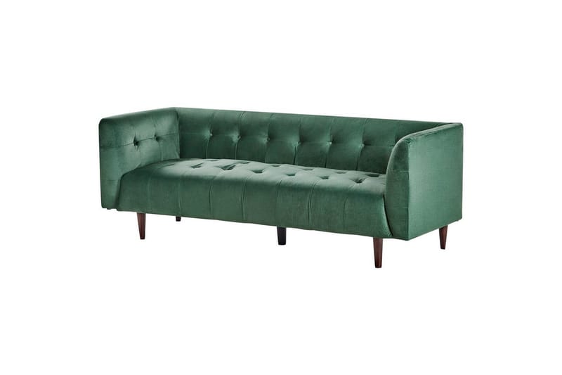 3-sitssoffa Byske Grönt, mörkt trä - Grönt, mörkt trä - Möbler - Soffa - 3 sits soffa