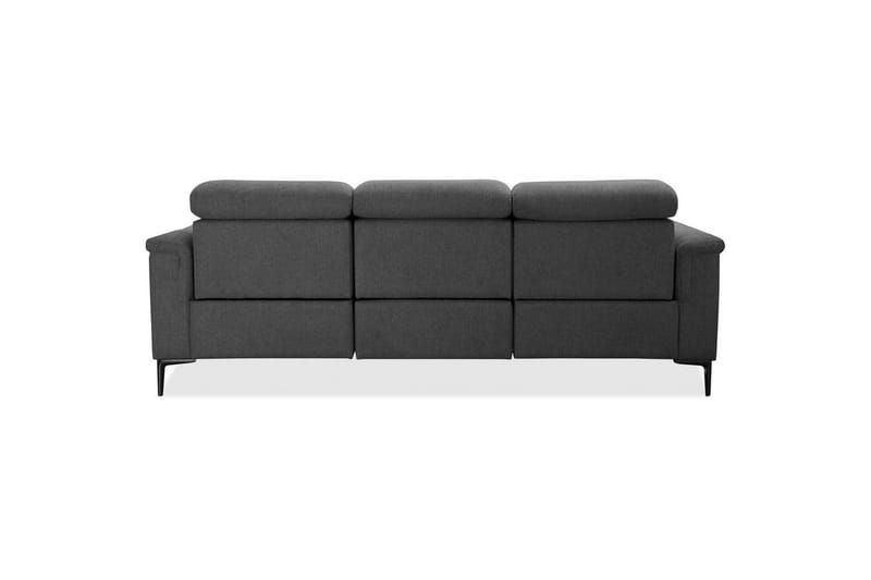 3-sitssoffa Lund Antracit, Belfast tyg, Elektrisk vilstol - Antracit, Belfast tyg, Elektrisk vilstol - Möbler - Soffa - 3 sits soffa