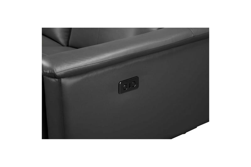 3-sitssoffa Lund Grå, PU, Elektrisk vilstol - Grå, PU, Elektrisk vilstol - Möbler - Soffa - 3 sits soffa