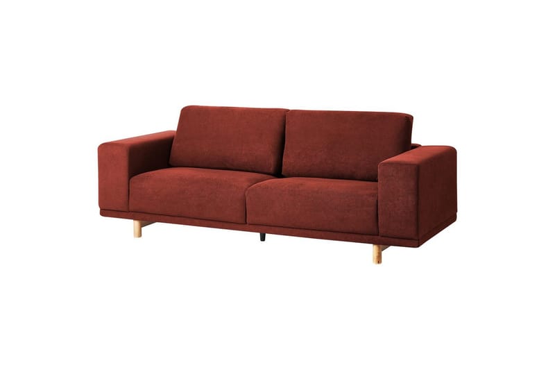 3-sitssoffa Nivala Röd - Röd - Möbler - Soffa - 3 sits soffa