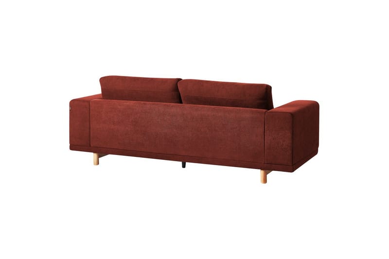 3-sitssoffa Nivala Röd - Röd - Möbler - Soffa - 3 sits soffa