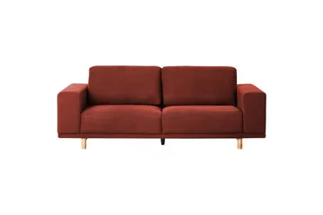 3-sitssoffa Nivala Röd - Röd - Möbler - Soffa - 3 sits soffa