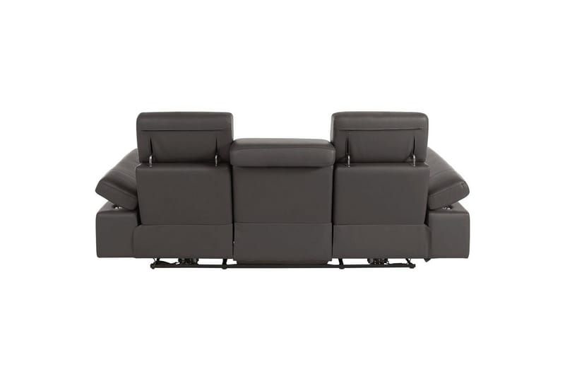 3-sitssoffa Rayland Brun, PU, Elektrisk vilstol - Brun, PU, Elektrisk vilstol - Möbler - Soffa - 3 sits soffa