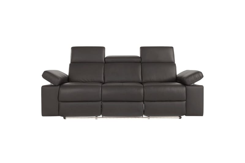 3-sitssoffa Rayland Brun, PU, Elektrisk vilstol - Brun, PU, Elektrisk vilstol - Möbler - Soffa - 3 sits soffa