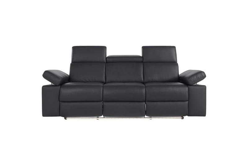3-sitssoffa Rayland Svart, PU, Elektrisk vilstol - Svart, PU, Elektrisk vilstol - Möbler - Soffa - 3 sits soffa