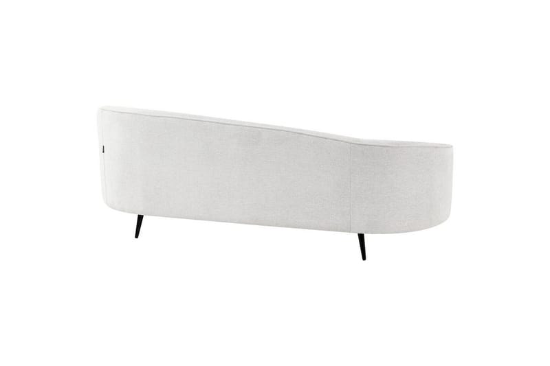 3-sitssoffa Savar Vit, Svart - Vit, Svart - Möbler - Soffa - 3 sits soffa