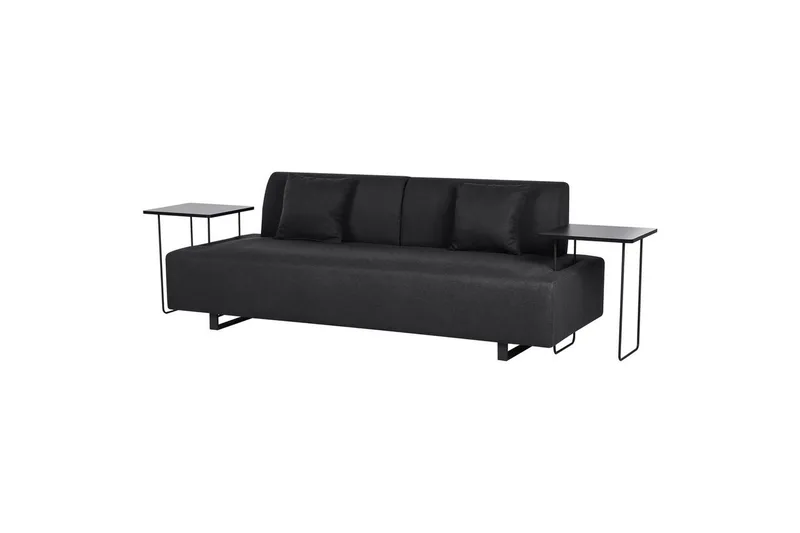 3-sitssoffa Sokna Svart - Svart - Möbler - Soffa - 3 sits soffa