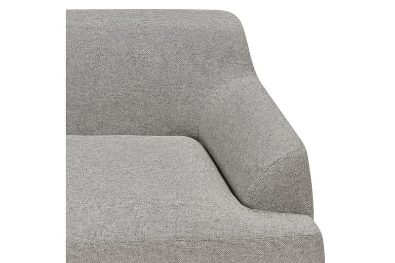 3-sitssoffa Sosjo Grå, ljust trä - Grå, ljust trä - Möbler - Soffa - 3 sits soffa