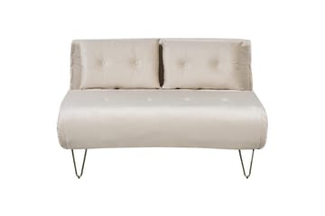 3-sitssoffa Vestfold Beige, guld - Beige, guld - Möbler - Soffa - Bäddsoffa