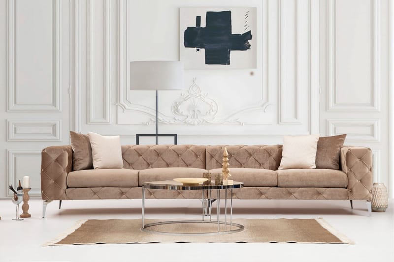 Beachport Soffa 4-sits, Beige