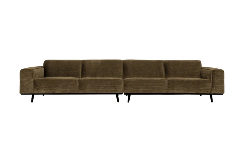 Deansh 4-sits Soffa XL, Brun