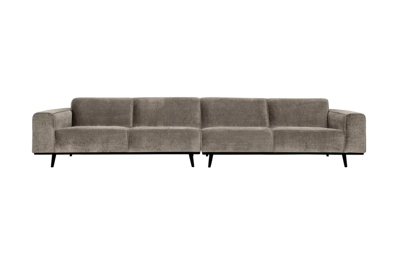 Deansh 4-sits Soffa XL, Mörkbeige