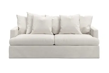 Menard 4-sits Djup Tygsoffa - Beige - Möbler - Soffa - 4 sits soffa