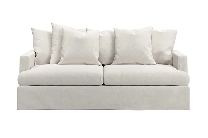 Menard 4-sits Djup Tygsoffa - Beige - Möbler - Soffa - 4 sits soffa