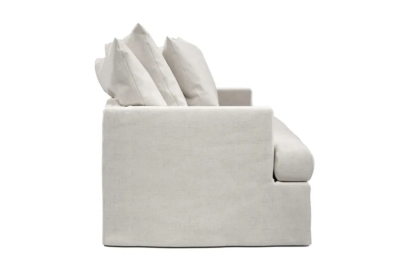 Menard 4-sits Djup Tygsoffa - Beige - Möbler - Soffa - 4 sits soffa