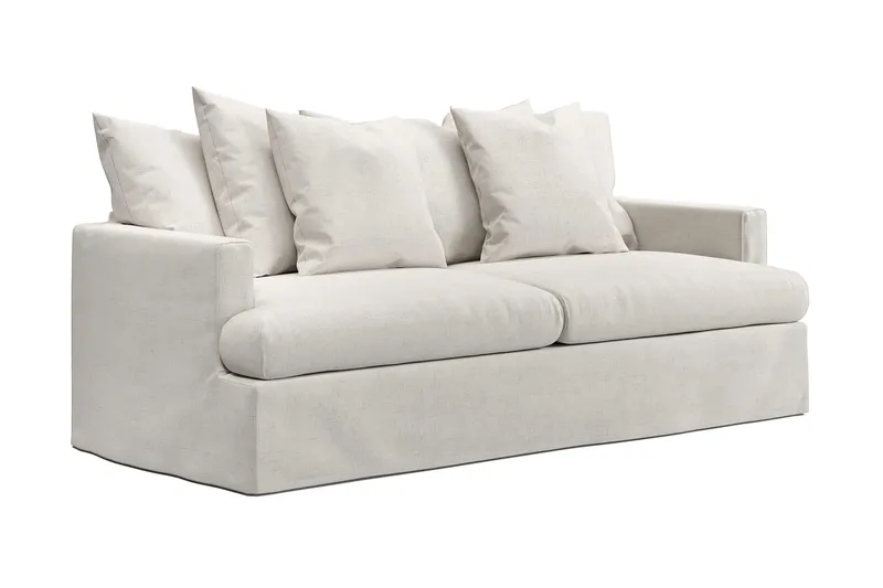 Menard 4-sits Djup Tygsoffa - Beige - Möbler - Soffa - 4 sits soffa