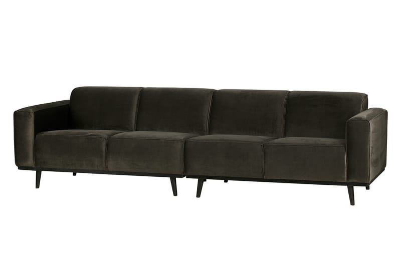 Statement 4-sits Sammetssoffa - Grön - Möbler - Soffa - 4 sits soffa