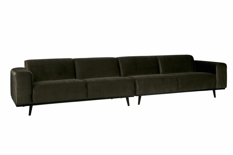 Statement 4-sits Sammetssoffa Large - Grön - Möbler - Soffa - 4 sits soffa