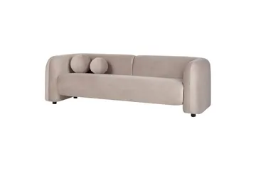 4-sits Soffgrupp Leiren Gråbeige - Gråbeige - Möbler - Soffa - Soffgrupp
