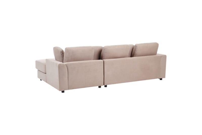 4-sitssoffa Kohlo Taupe/svart, Vänstervänd - Beige - Möbler - Soffa - Soffgrupp