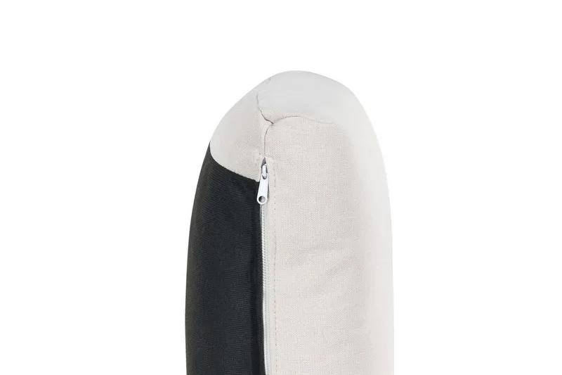 5-sits Hörnsoffa Unstad Beige/svart, Högervänd, Polyester - Beige/svart, Högervänd, Polyester - Möbler - Soffa - Modulsoffor - Komplett modulsoffa