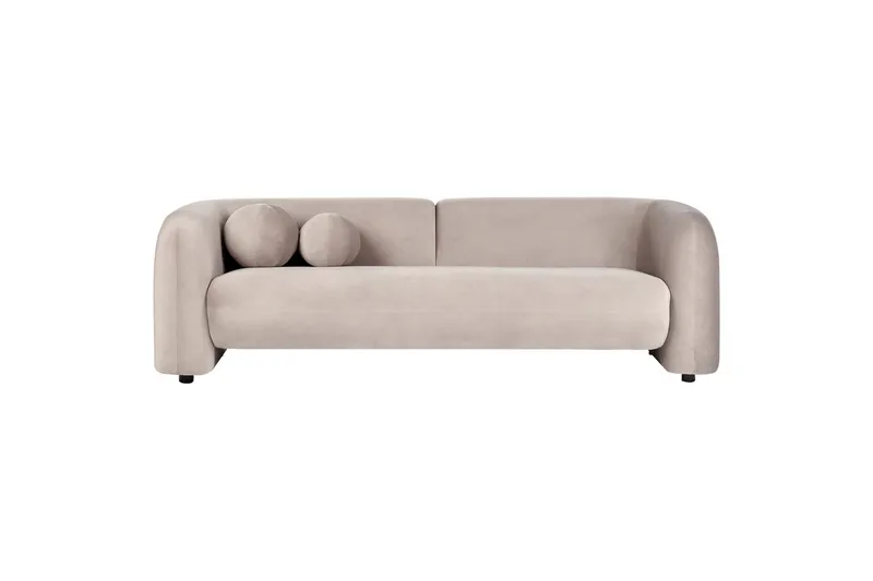 5-sits Soffgrupp Leiren Gråbeige - Gråbeige - Möbler - Soffa - Soffgrupp