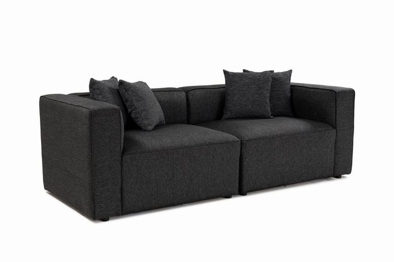 Abbas 2-sits Soffa - Antracit - Möbler - Soffa - Modulsoffor - Komplett modulsoffa