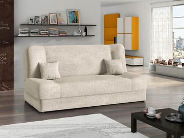 Abron 3-sits Bäddsoffa med förvaring - beige - Möbler - Soffa - Bäddsoffa