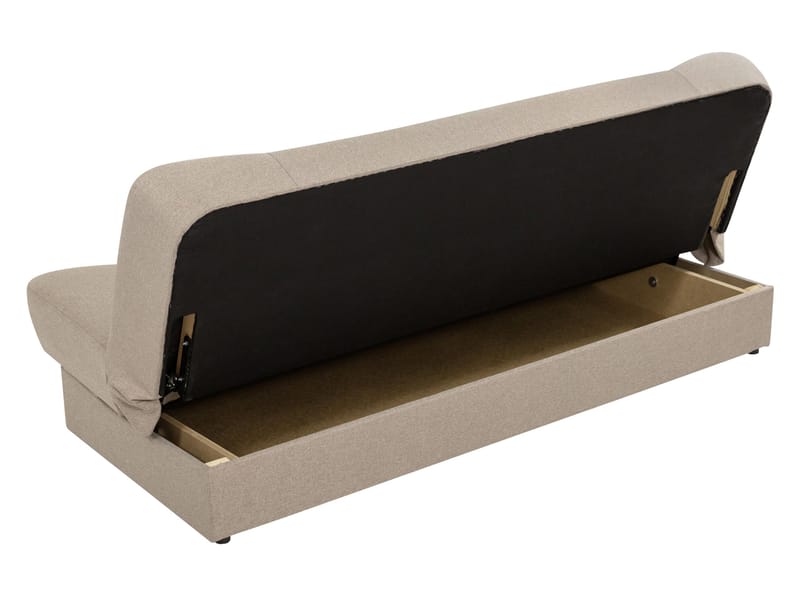 Abron 3-sits Bäddsoffa med förvaring - beige - Möbler - Soffa - Bäddsoffa