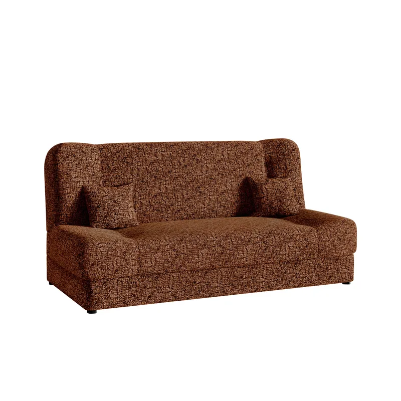 Abron 3-sits Bäddsoffa med förvaring - brun - Möbler - Soffa - Bäddsoffa
