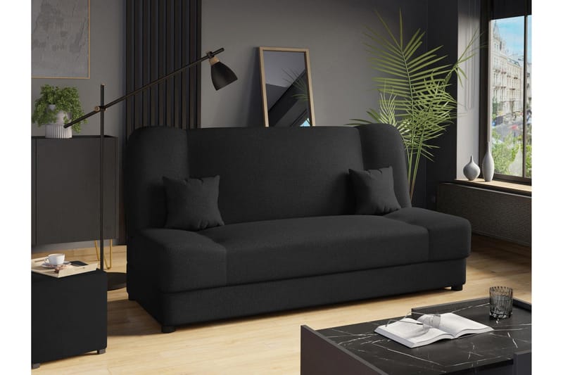 Abron Soffa 3-sits - Svart - Möbler - Soffa - Bäddsoffa