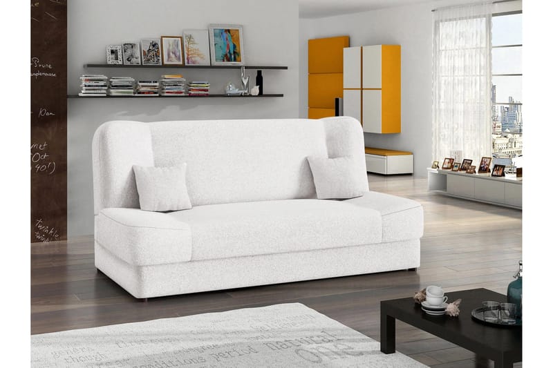 Abron Soffa 3-sits - Vit - Möbler - Soffa - Bäddsoffa