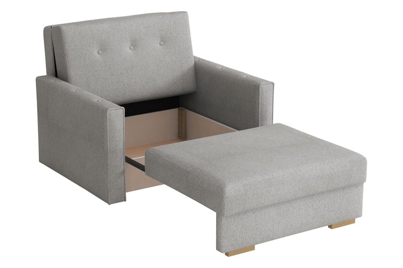 Ajiz Bäddsoffa 2-sits i Bouclé - Grå - Möbler - Soffa - Bäddsoffa