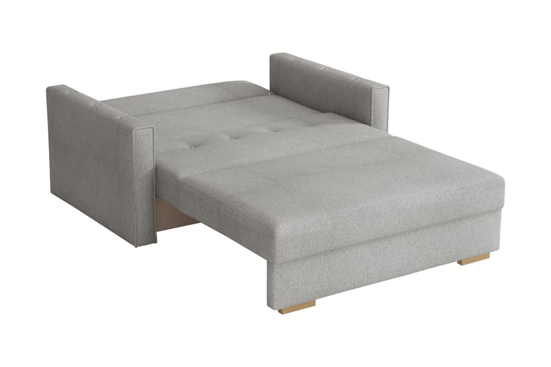 Ajiz Bäddsoffa 2-sits i Bouclé - Vit - Möbler - Soffa - Bäddsoffa