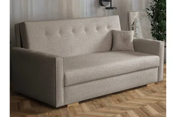 Ajiz Bäddsoffa 3-sits i Bouclé - Grå - Möbler - Soffa - Bäddsoffa
