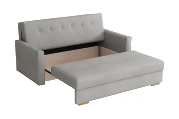 Ajiz Bäddsoffa 3-sits i Bouclé - Grön - Möbler - Soffa - Bäddsoffa