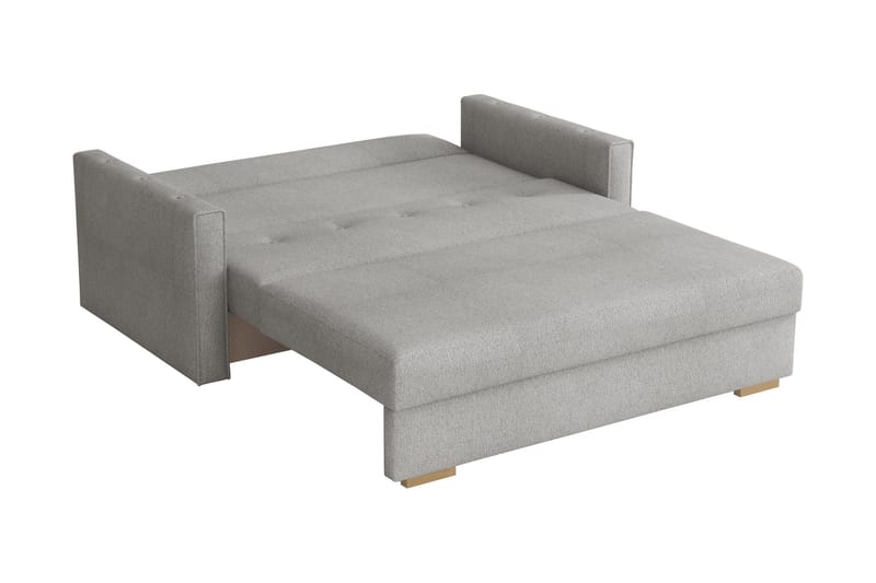 Ajiz Bäddsoffa 3-sits i Bouclé - Vit - Möbler - Soffa - Bäddsoffa