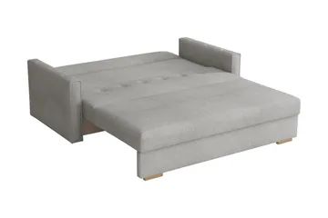 Ajiz Bäddsoffa 3-sits i Bouclé - Vit - Möbler - Soffa - Bäddsoffa