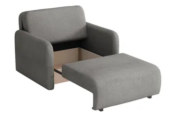 Ajmeri Bäddsoffa 2-sits i Plysch - Beige - Möbler - Soffa - Bäddsoffa