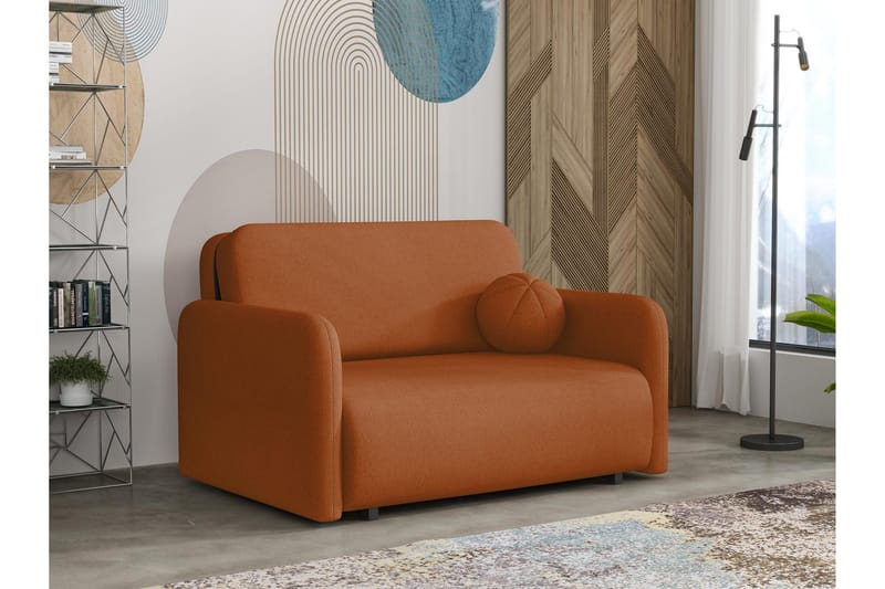 Ajmeri Bäddsoffa 2-sits - Orange - Möbler - Soffa - Bäddsoffa