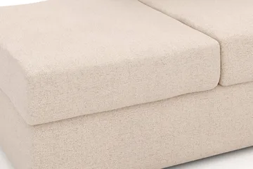 Alnaryd 2-3-sits Bäddsoffa med Fällbart Armstöd - Beige - Möbler - Soffa - Bäddsoffa
