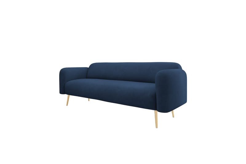 Alros Soffa 3-sits - Marinblå - Möbler - Soffa - Sammetssoffa