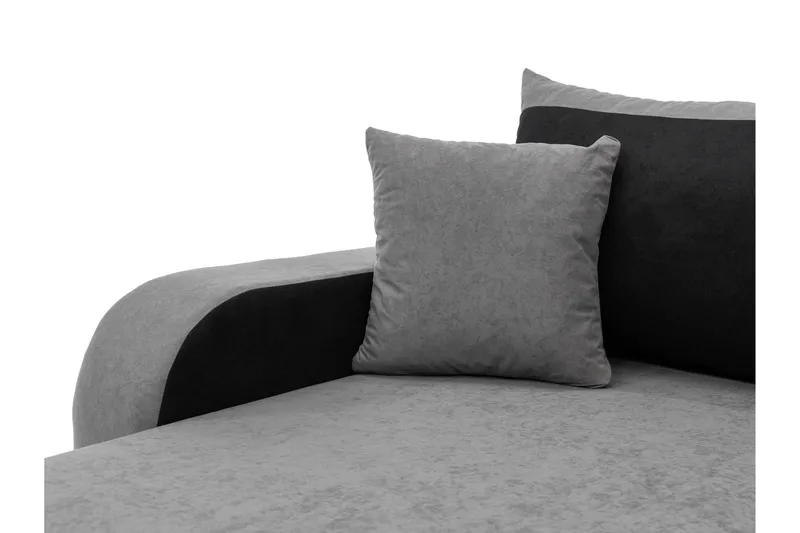Alvared Soffa Dubbeldivan 4-sits - Svart - Möbler - Soffa - Bäddsoffa